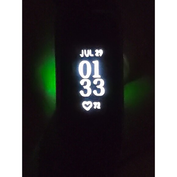 Fitbit Inspire 2 Fitness Tracker Black Heart Rate Monitor Tested No Charger - Picture 11 of 11